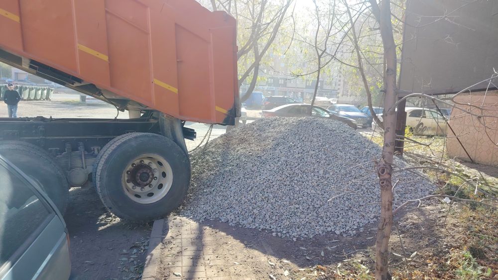 Услуги Камаз щебень песок Дресва
