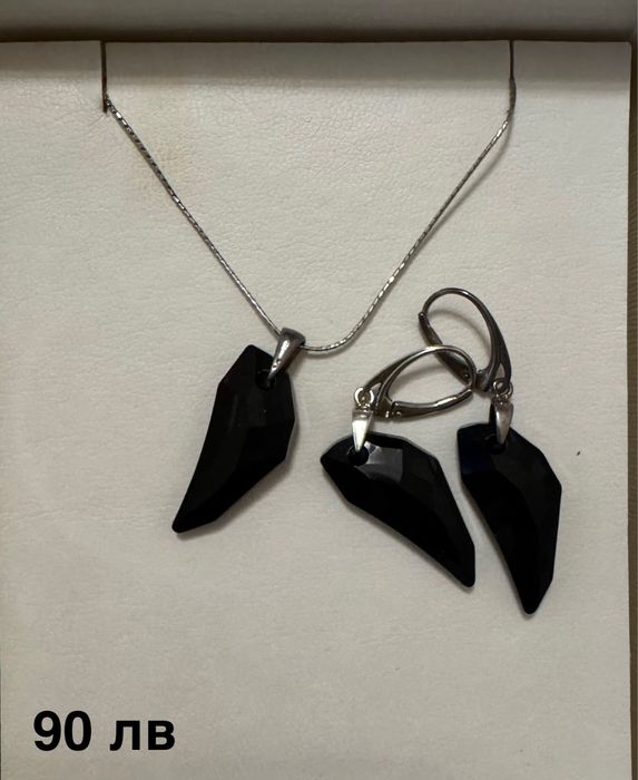 Бижута, колие, обеци, сребро, перли, swarovski, morellato