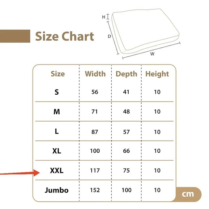 Легло за кучета Ellie-Bo XXL 117 x 75