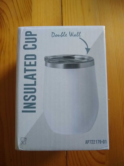 Метална чаша с капак