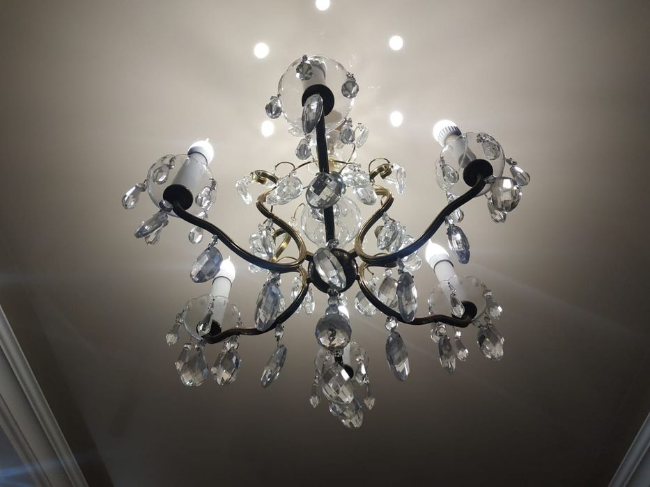 Люстра хрустальная, СССР / Чехословакия, 1980-е