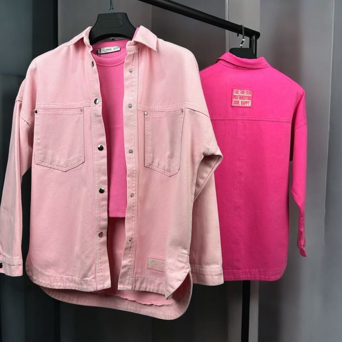 Дамска дълга дънкова риза - яке в 4 цвята