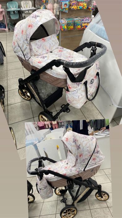 Количка две в едно + всички аксесуари към нея