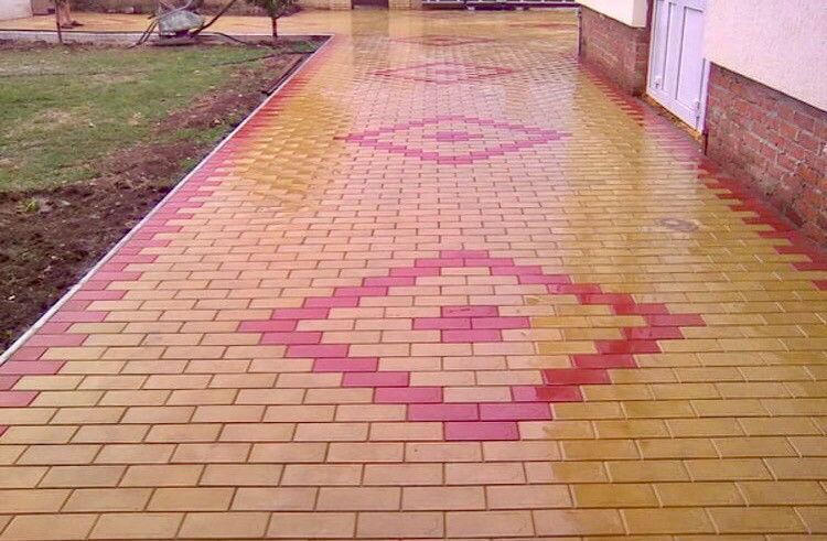 Брусчатка в Алматы. Паребрики