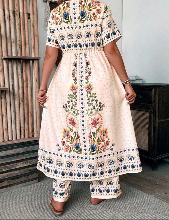 Сатениран комплект от две части