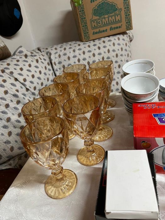 Кесе,стаканы,фужеры