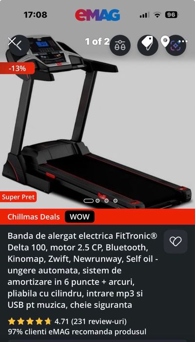 Banda de alergat noua