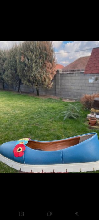 Balerini noi piele naturala