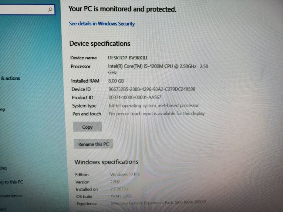 DeLL Latitude E6540 Intel i5 8Gb RAM SSD 128GB