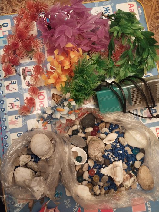 Для аквариума камни растения