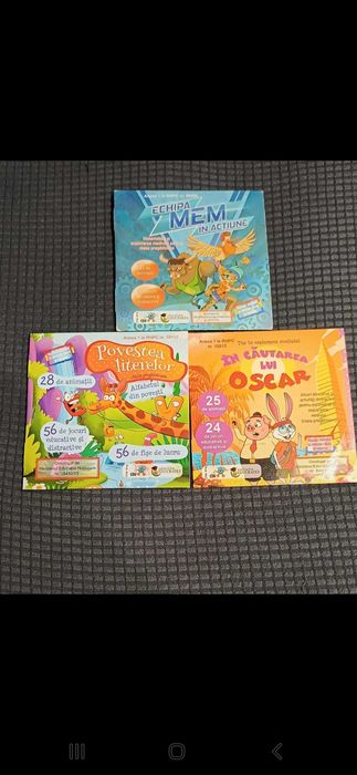 3 CD-uri cu jocuri educative pt. clasa pregatitoare