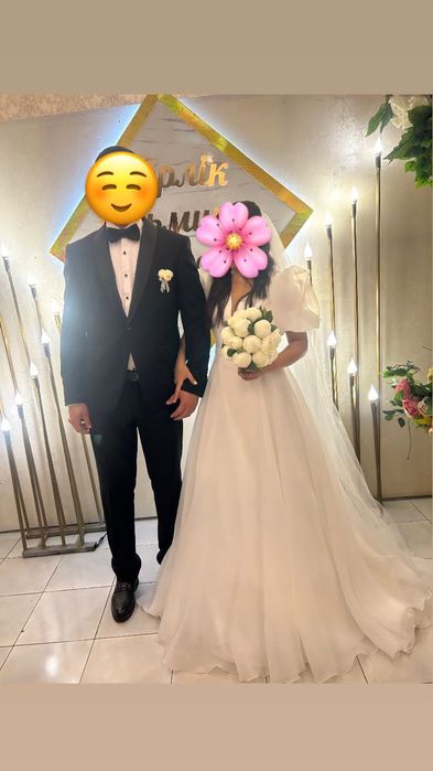 Свадебная белая платье