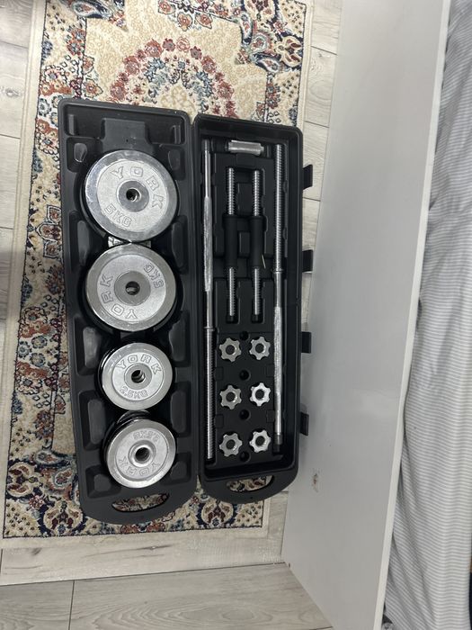 Разборные гантели и штанга