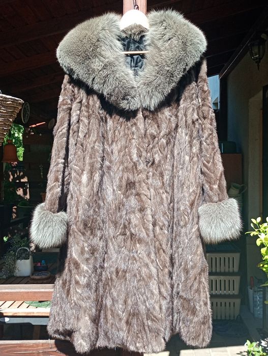 Blana naturala vulpe argintie