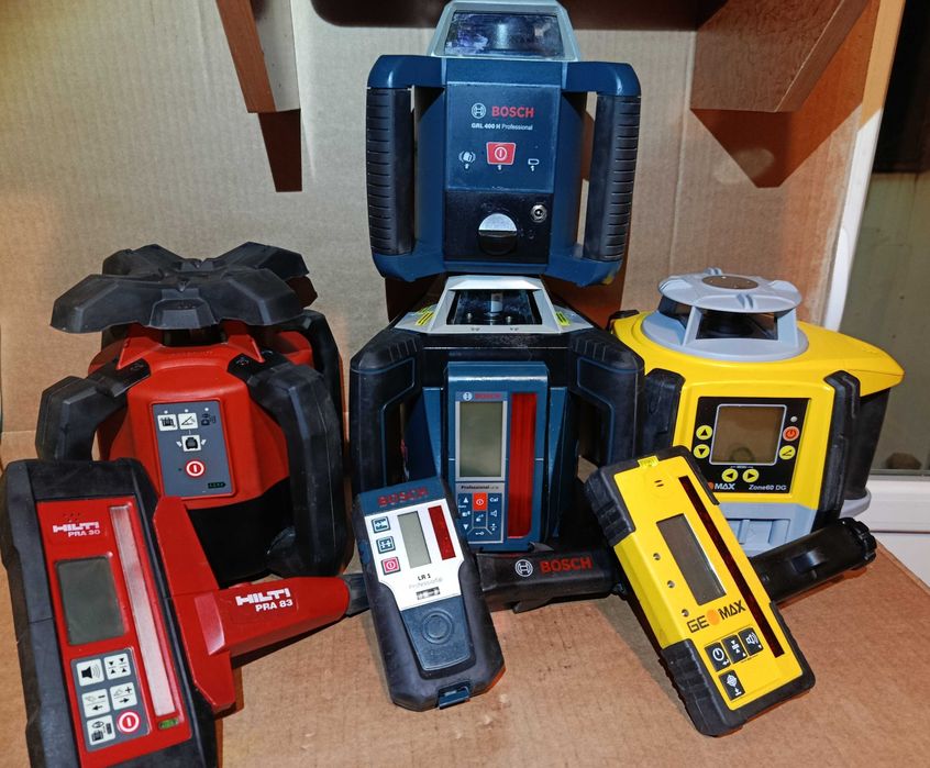 NIvela Laser ROSU BOSCH GRL400H Professional + Receptor LR1