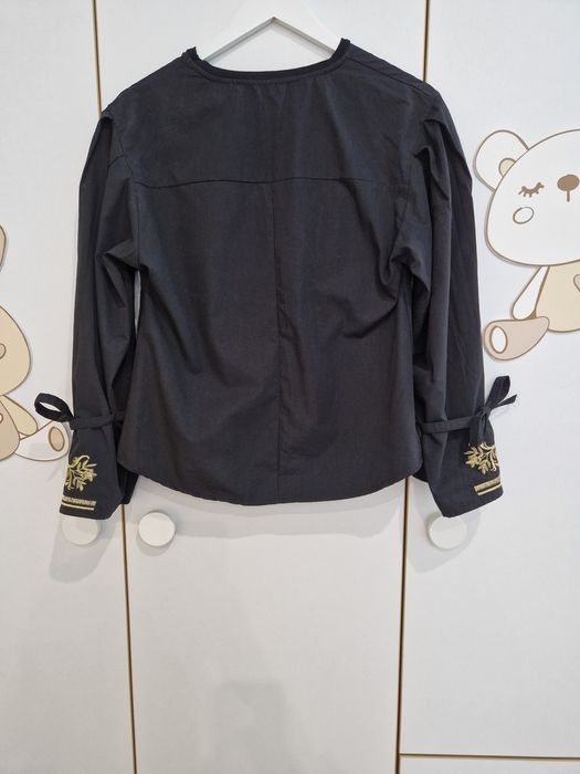 Дамска черна елегантна риза