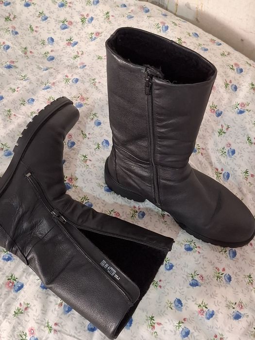 Жен.сапоги фирма "ECCO " телячая кожа MADE IN SLOVAKIA