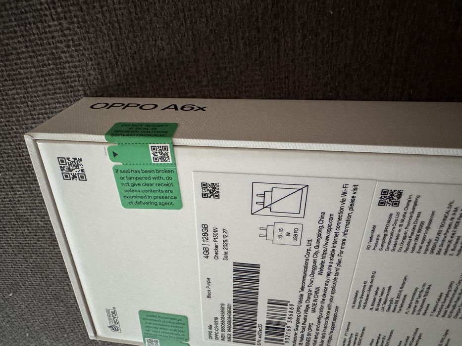 OPPO A6x запечатан