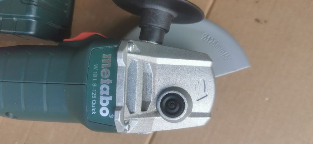 Акумулаторен ъглошлайф Metabo W 18 L 9-125 QUICK, 18V, 125 мм,