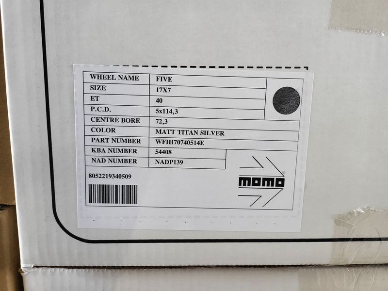 17цола 5x114.3 Mazda Hyundai Toyota Kia Honda Renault Dacia