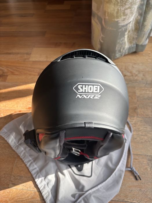 Casca Shoei NXR2 Matte Black M + Cardo Packtalk Edge