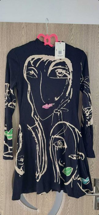 Rochie Desiqual cu manecă lungă