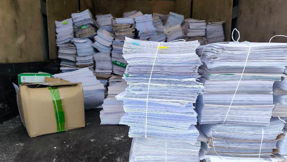 Прием маклатуры, архив.