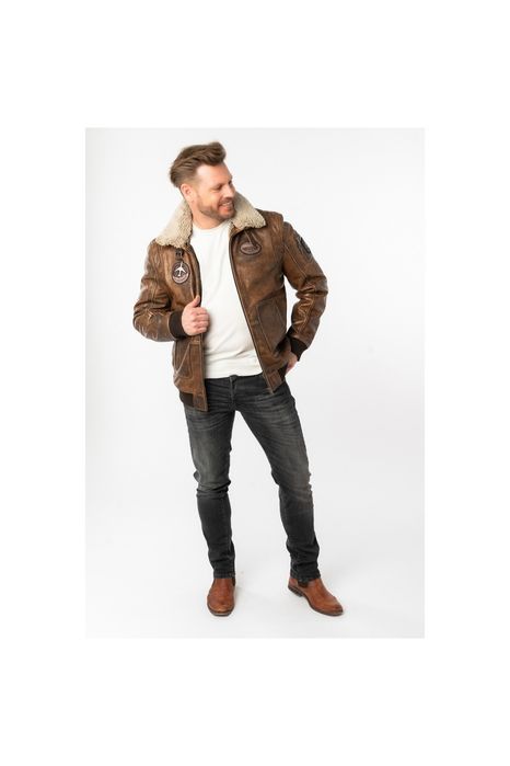 Geaca de Piele Barbati Mauritius Maro MMJolvin