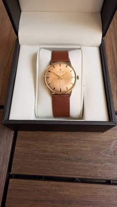 Junghans Vintage 14K (585) масивен златен часовник  • Cal. 620.50 • Юбилеен модел