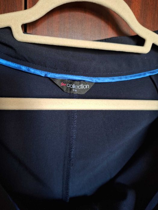 Pantaloni damă office bleumarin BM Collection, XXL, eleganți