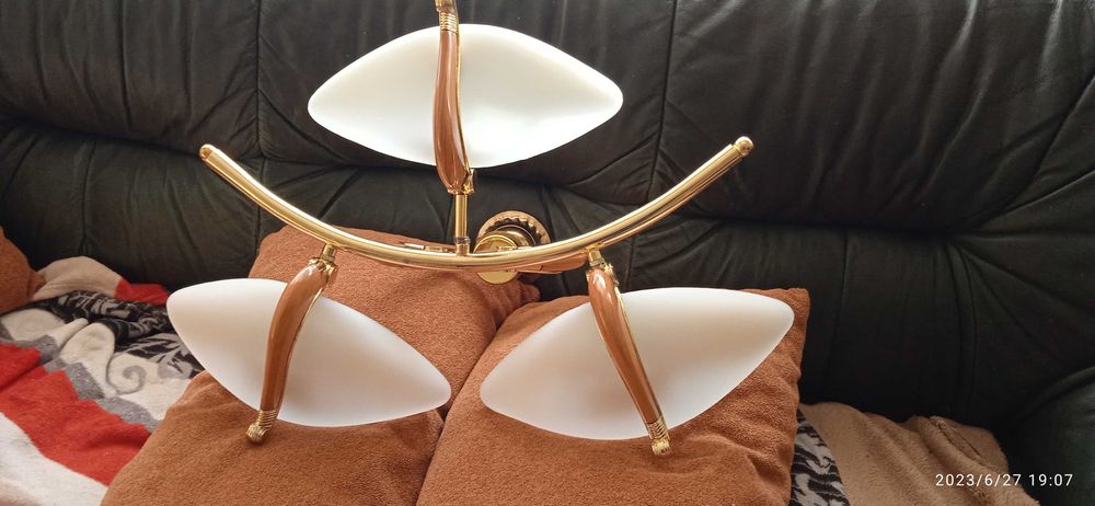 Люстра "Tinco" потолочная  3-х рожковая (3х2 лампочки)