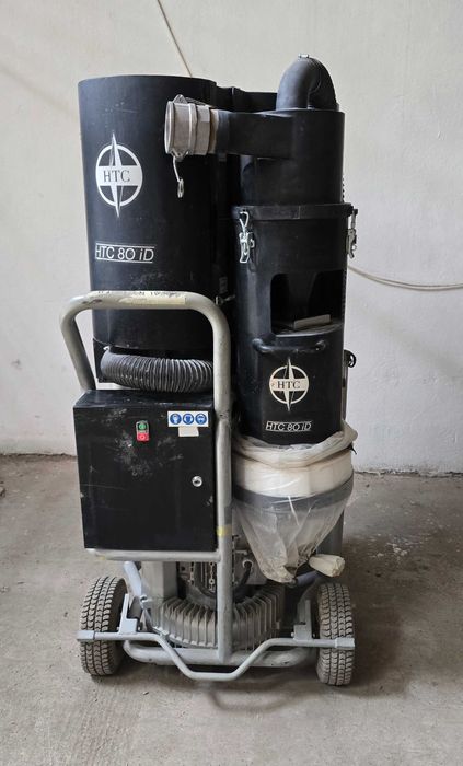 Slefuitor pardoseli beton Htc 650RX 4 capete de slefuit  avans automat aspirator HTC 80 iD