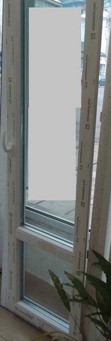 PVC балконска врата Кьомерлинг 5кам. 76мм