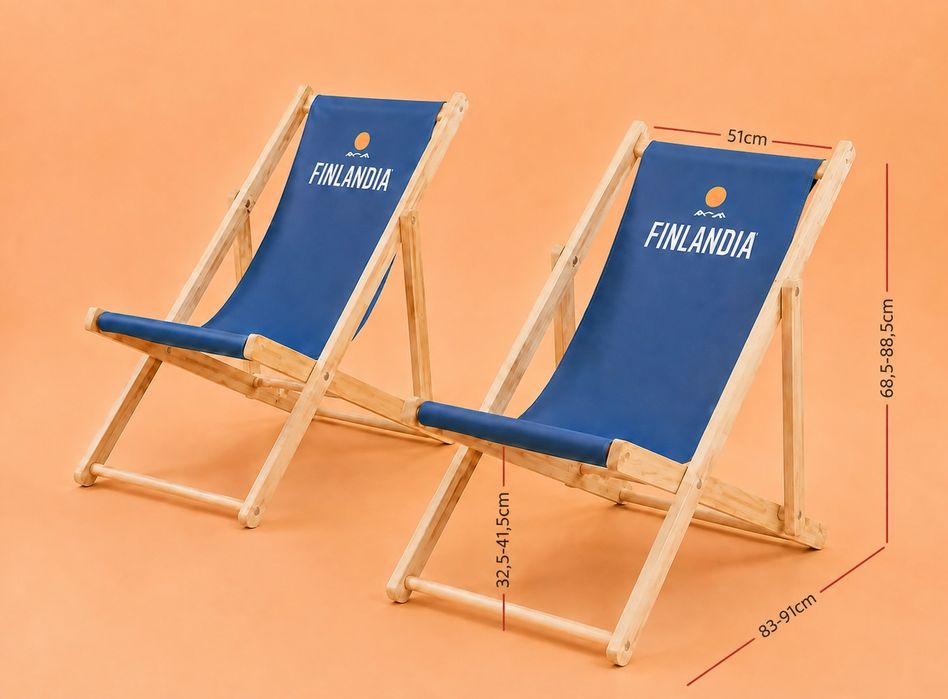 Комплект плажни столове Finlandia