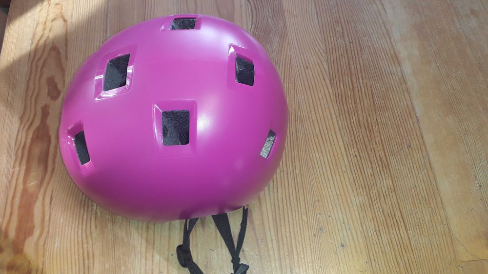 Cască Role/Skate/Trotinetă B100 Roz Copii 52-54 cm nou