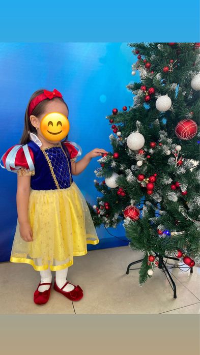 Карнавальное платье белоснежка