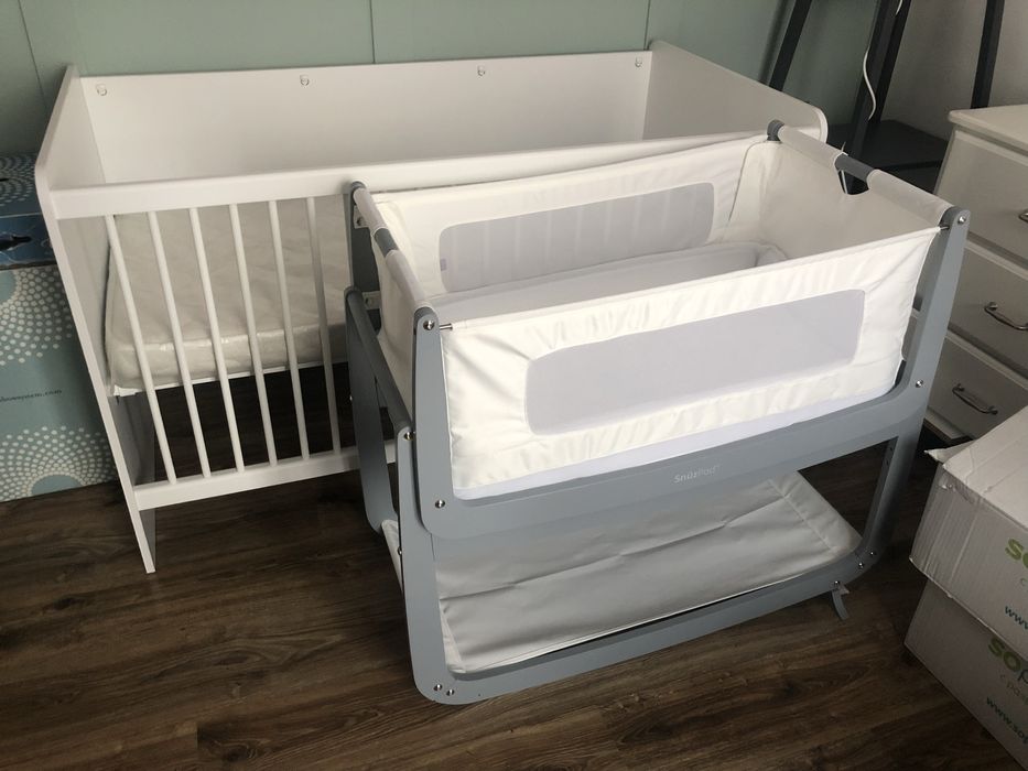 Бебешко легло самостоятелно с двулицев матрак и протектори Чилек Cilek