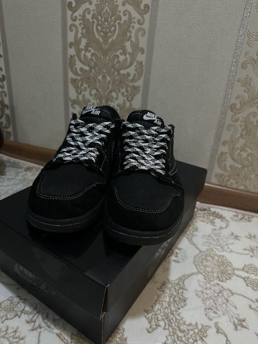 Кроссовки nike travis scott black phantom