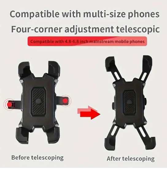 Suport telefon pentru atv-uri, motociclete, biciclete, rotire 360°