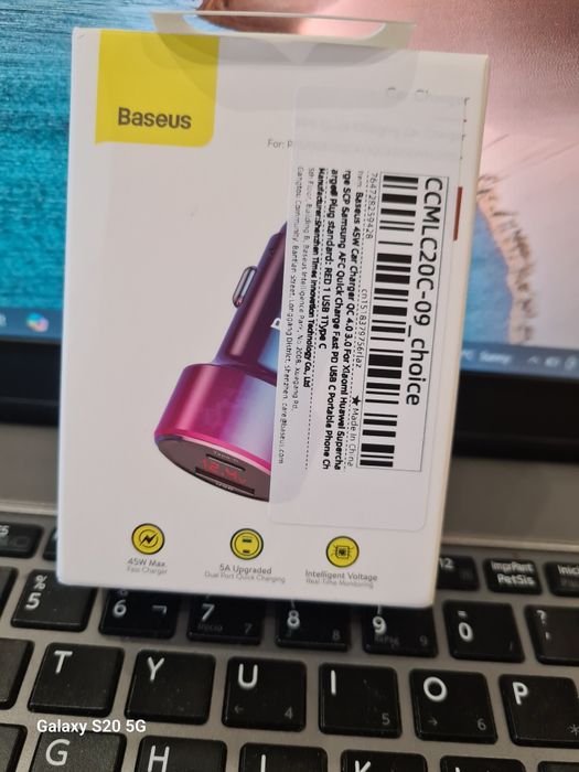 Зарядно USB за автомобил  6А/45w Baseus