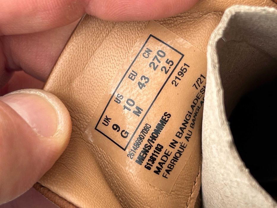 Clarks Una Costa Lace мъжки кожени обувки размер 43 бял, кафяв, син