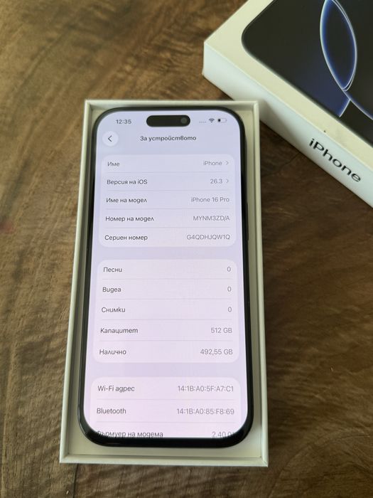 Iphone 16 pro 512 GB отличен телефон