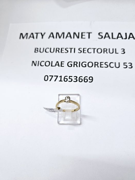Vand inel dama din aur 14 k 4.1 g cod 1003