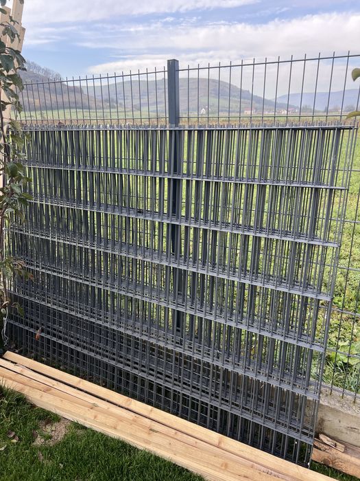 Gard dublu fir antracit