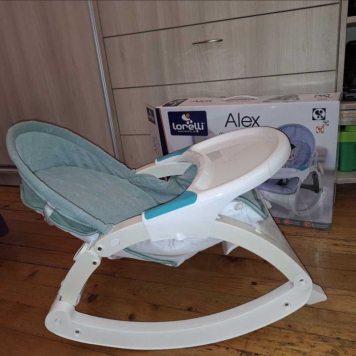 Бебешки шезлонг Lorelli Alex green