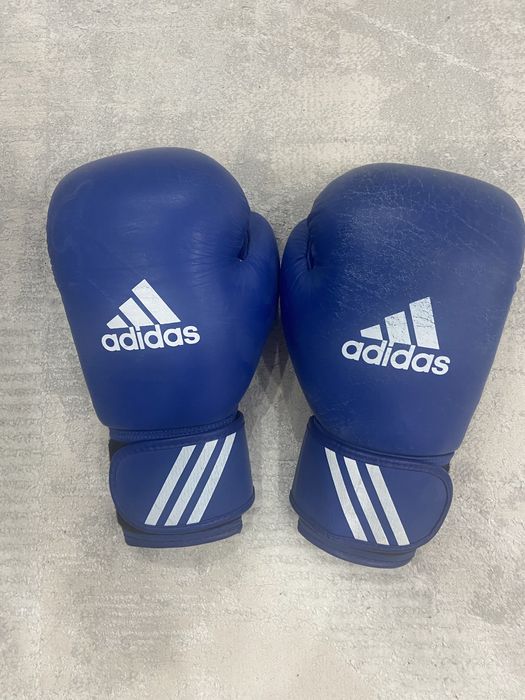 Перчатки боксерские adidas aiba оригинал кожаные
