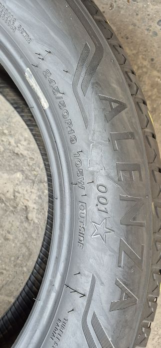 4 anvelope vara Bridgestone 245/50/19,dot 2023.Pretul este pe bucata.