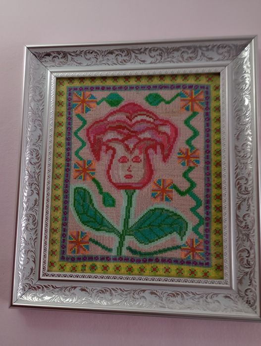 Tablou Goblen artistic numit Portret de floare