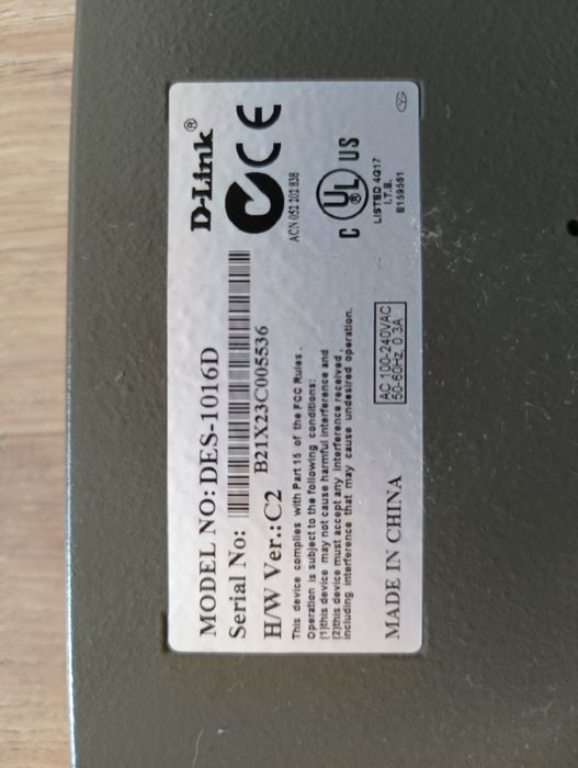 100Mbps switch D-Link