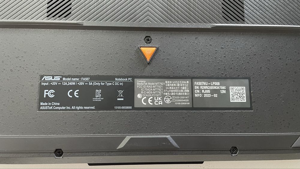 Asus tuf gaming A15 RTX 4050